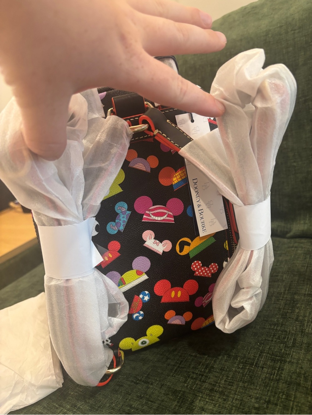 Dooney & Bourke Mickey Mouse Ear Hat backpack - Picture 6 of 9